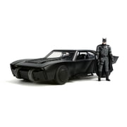DC Comics The Batman 1:18 Batmobile with Lights Die-Cast Car & 3.75" Batman Action Figure