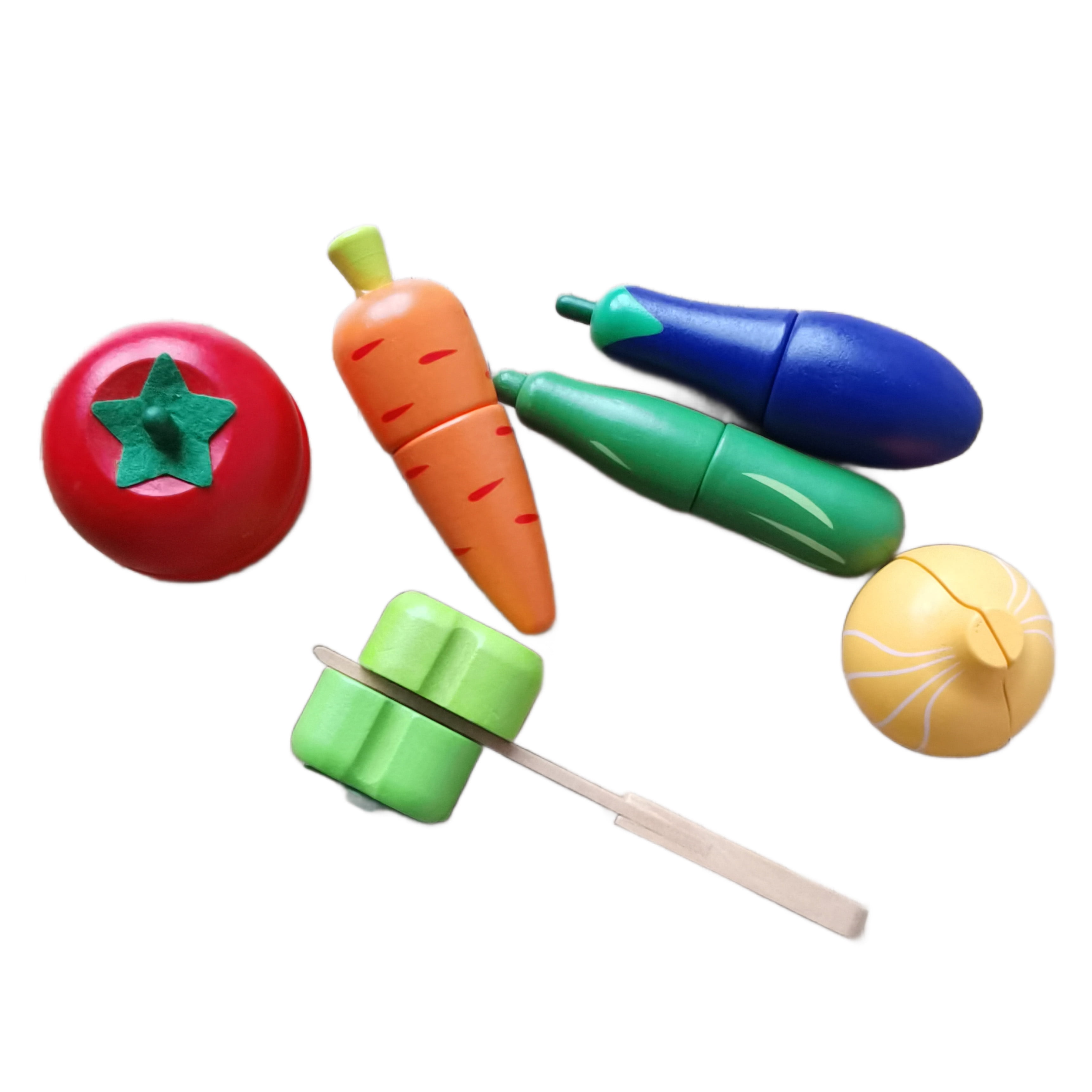 Jouets de cuisine pour enfants - AMOUNE - 35 pièces - Fruits et légumes en plastique - Panier de rangement - Jeux - Jouets