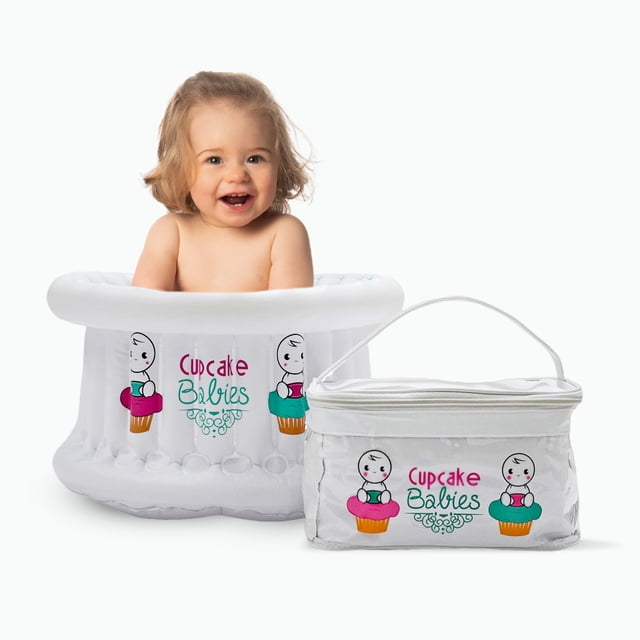 Set Básico de Bañera Cupcake Babies - Blanco
