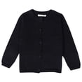 thumbnail image 2 of YOUYEDIAN Baby Girls Button-Down Cardigan Toddler Cotton Knit Sweater (Black, 5 Years), 2 of 8