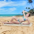 thumbnail image 6 of Dreamtimes Beach Towels Flower Bee Camping Towels Animal Sand Free Beach Towel, 30"x60" Large Beach Towels Quick Dry Bath Travel Towels Pool Yoga Beach Mat for Men Women, 6 of 7