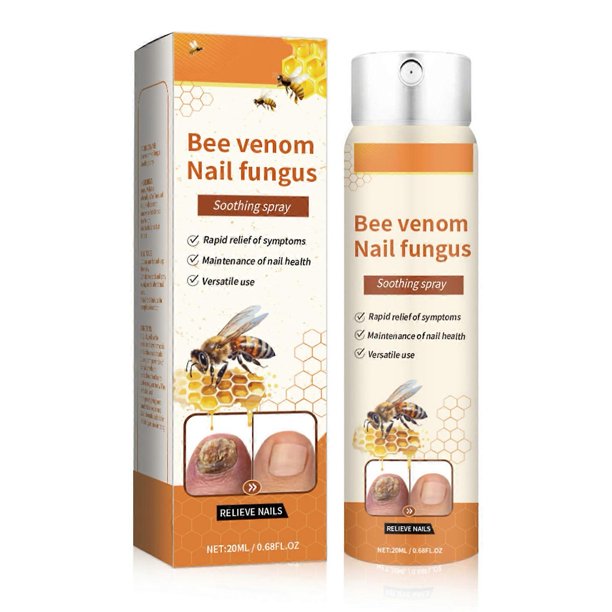 20ml Bee-Venom Nailfungus Soothing Spray Advanced Nail Repair Spray Toenail Treatments for Damage Nails