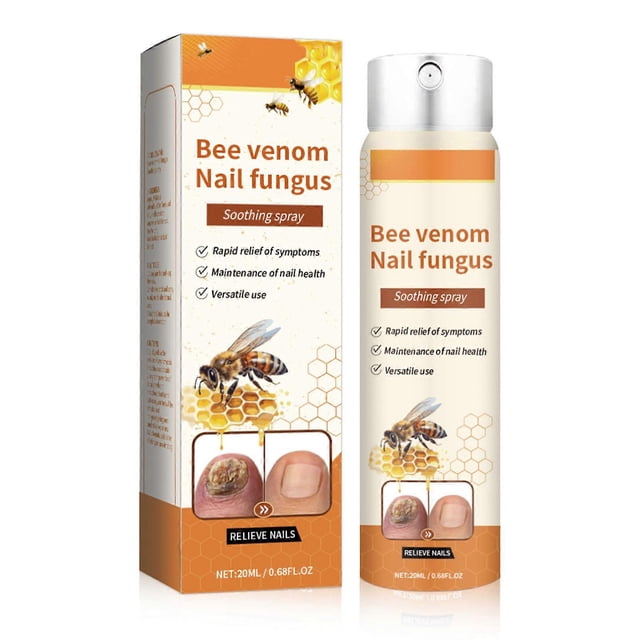 20ml Bee-Venom Nailfungus Soothing Spray Advanced Nail Repair Spray Toenail Treatments for Damage Nails
