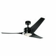 thumbnail image 3 of Ceiling Fan with Light Kit 60 inches Wide-Satin Black Finish Bailey Street Home 147-Bel-2268499, 3 of 10