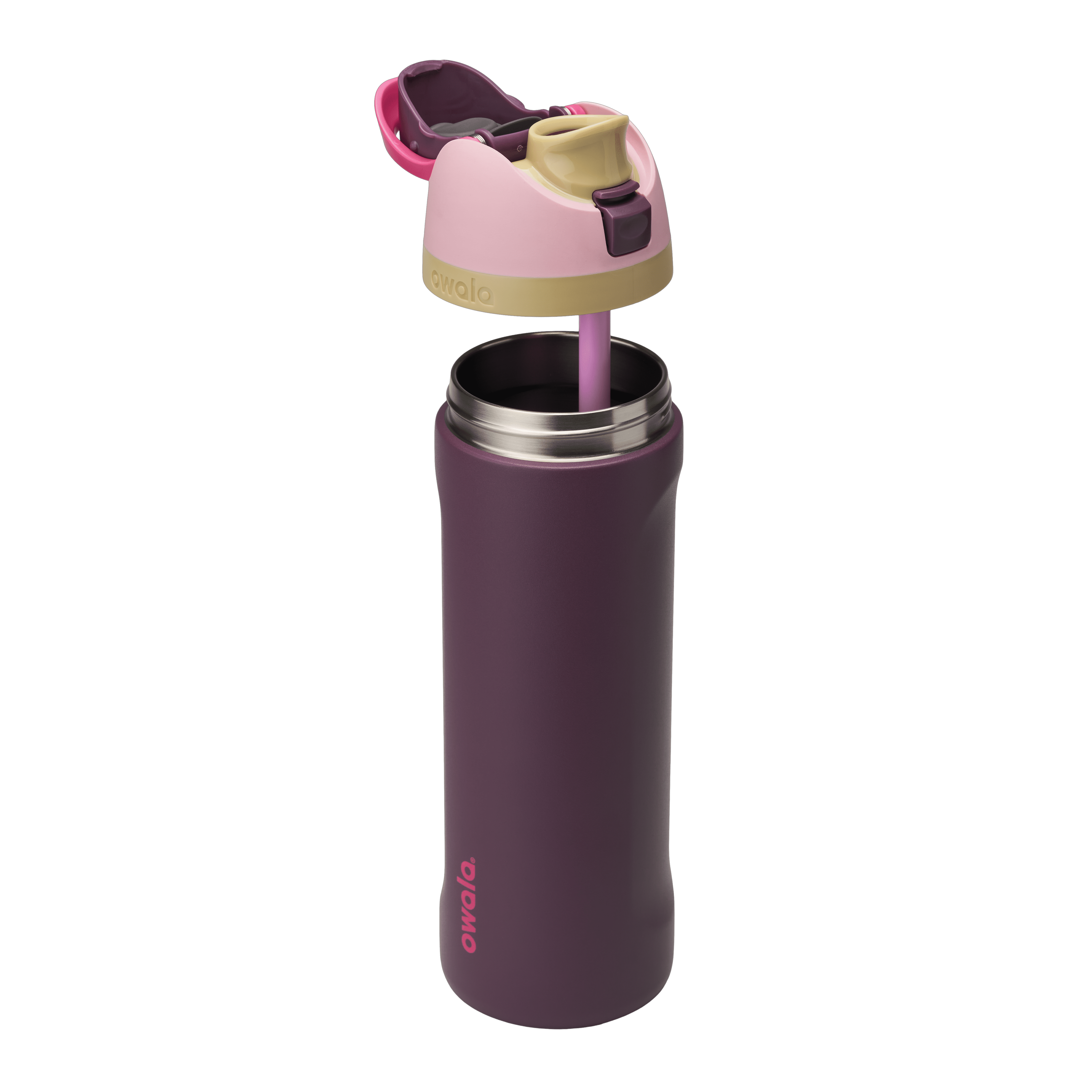 Owala FreeSip Stainless Steel Water Bottle, 24oz, Wild Heart