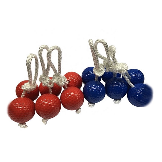 Xingzhi Ensemble de 6 Pcs Balle Échelle Robuste et Durable en PE de Qualité Supérieure, Balle de Golf en Forme de Brochette