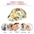 thumbnail image 7 of Yiaed Tiger Lion Print Reusable Shower Cap & Bath Cap & Lined, Oversized Waterproof Shower Caps Designed for all Hair Lengths, 7 of 7