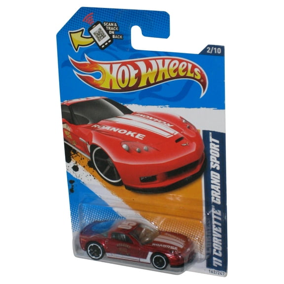 Hot Wheels HW Main Street 2/10 Red '71 Corvette Grand Sport Toy Car 162/247