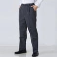 thumbnail image 5 of Skymirror Chef Pants Unisex Loose Elastic Waist Soft Breathable Pockets Stretchy Service Cook Restaurant Uniform Waiter Secure Trousers, 5 of 8