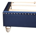 thumbnail image 2 of Upholstered Navy Blue Bed with Foam Filler | Enhances Room Aesthetics, Simplifies Transport | Benefit from Comfort and Durability, 2 of 2