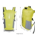 thumbnail image 5 of AFISHTOUR Lightweight Packable Backpack, 15L Waterproof Backpack Travel Hiking Daypack for Men Women (Yellow), 5 of 9
