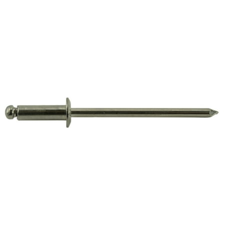 

1/8 - 1/8 x 1/4 18-8 Stainless Steel Dome Head Blind Pop Rivets