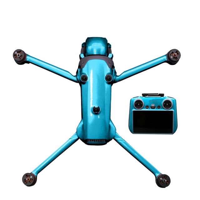 Fluorescent Decorative Sticker Kit for DJI MAVIC 4 Pro Drone and RC 2 Controller Anti-Scratch Protective Film Waterproof Skin Sticker Decal DIY Accessory
