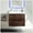 Rosewood, variant on Eviva Smile 30" White Oak Wall Mount Modern Bathroom Vanity w/ White Integrated Top