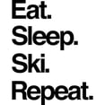 thumbnail image 2 of CafePress - Eat Sleep Ski Mugs - 11 oz Ceramic Mug - Novelty Coffee Tea Cup, 2 of 4