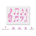 thumbnail image 2 of Plantilla grande de notas musicales Stencil Revolution en mylar, 2 of 8