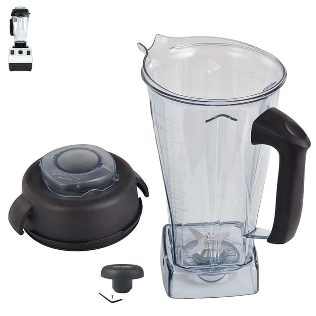 EastFune for Blenders 64Oz Container replace 5000 5200 6300 6500 7500 Pro 200 500 750 vm0101 vm0102 E310 320 etc compatible with ClassicExplorianProfessionalPropel Series Pitcher Jar Cup