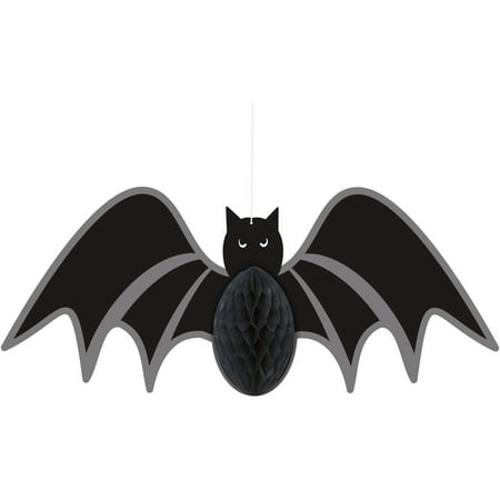 Bat Halloween Hanging Decoration, 14in