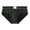 Black, variant on Men Casual Briefs Vertical Striped Pattern Elastic Wide Waistband Mid-rise Panties 3D U-convex Breathable Stretchy Underwear