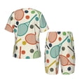 thumbnail image 5 of Picia Racket and Tennis Ball Printed Boys' Kids-PJ Snug Fit Cotton Short Sleeve Top and Shorts 2 Piece Pajama Set-4X-Large, 5 of 9