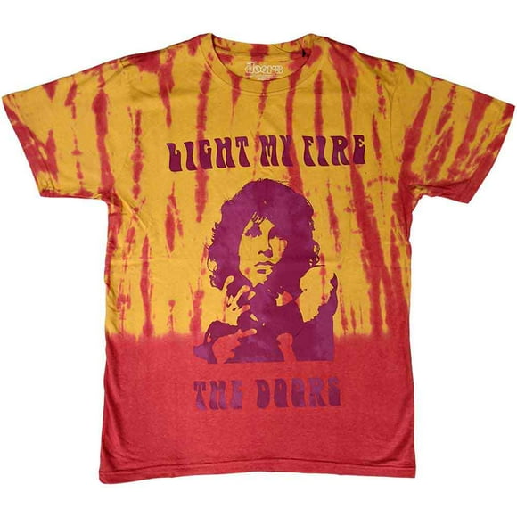 The Doors T-Shirt Unisexe Light My Fire (Collection Wash)
