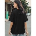 thumbnail image 2 of Women'S St. Patrick'S Day Cat Clover Graphic T-Shirt, Lucky Shamrock Short Sleeve Tee, Cute Casual Crew Neck Top, 2 of 7