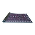 thumbnail image 2 of Ahgly Company Indoor Square Geometric Blue Traditional Area Rugs, 4' Square, 2 of 4