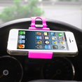 thumbnail image 2 of Reiko Car Steering Wheel Phone Mount - Retail Packaging - Hot Pink, 2 of 4