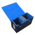 thumbnail image 4 of Caja para cartas de baraja, caja de recolección de cartas, cuero PU, impermeable, versátil y resistente azul, 4 of 9