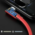 thumbnail image 3 of Yammee Type C Charging Cable With Double Elbows And Textured Fabric Wide Compatibility, 3 of 8