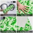 thumbnail image 3 of Pofeuu Green Lizard Print Flannel Doormats Rug16"x24"Rug Washable Doormats Indoor Outdoor Rugs for Layered Front Door Mats, Porch, Kitchen, Entryway, 3 of 7