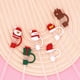 thumbnail image 5 of Seyotauo Christmas Straw Covers Cap for Cup Silicone Straw Topper Compatible with Water Bottle Cup Dust-Proof Reusable Straw Tips Lids Halloween Decorations(White Santa), 5 of 9
