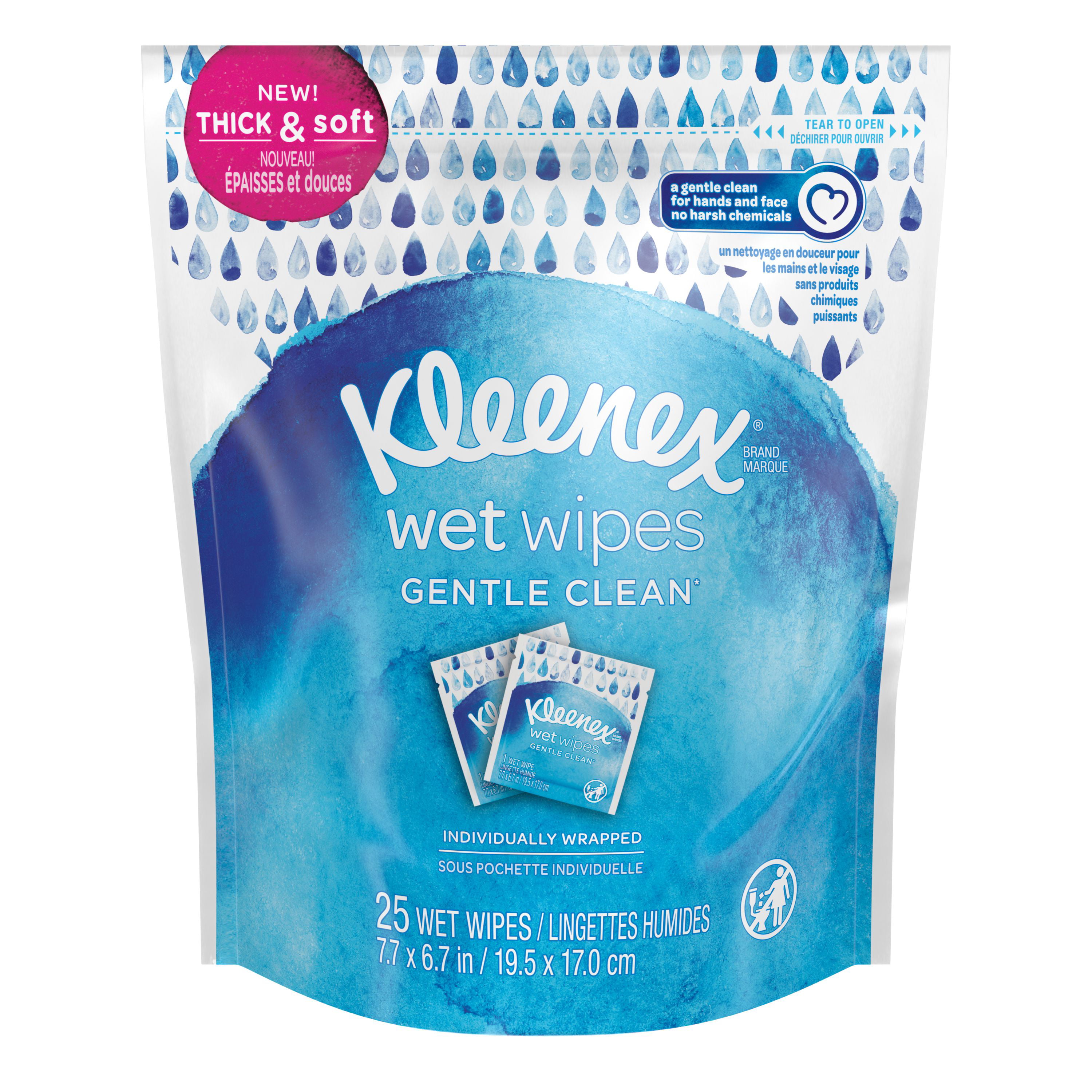kleenex water wipes