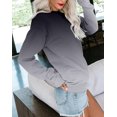 thumbnail image 5 of Womens Casual Crewneck Sweatshirt Long Sleeve Tops Cute Pullover Loose Fit, 5 of 5