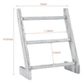 thumbnail image 2 of Rustic White Wooden Wall Mounted Towel Rack, Farmhouse Blanket Ladder for Bathroom or Kitchen - Hand Towel Holder and Home Decor, 2 of 6