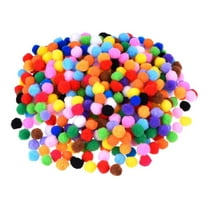 500 Pcs 0.5 Inch Multicolor Polypropylene Pompoms for Craft Making, Small Pom Poms Balls Art and Craft DIY Decorations