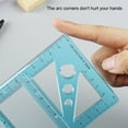 thumbnail image 2 of CreativeArrowy Multifunctional Ruler Activity Ruler Drawing Ruler Set Ruler Triangle Ruler Protractor, 2 of 11