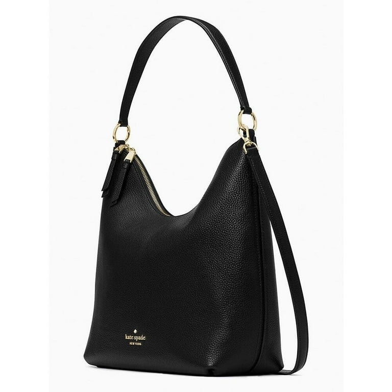 Kate Spade New York Zippy Pebbled Leather Shoulder Bag Black