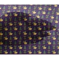 thumbnail image 4 of oneOone Viscose Chiffon Dark Blue Fabric Christmas Fabric For Sewing Printed Craft Fabric By The Yard 42 Inch Wide, 4 of 4