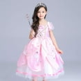 thumbnail image 4 of Princess Elsa The Snow Queen Dress Up Accessories - 2 Piece Gift Set With Rhinestone Crown Magic Wand Pink, 4 of 6