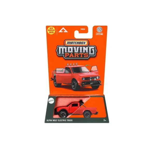 Matchbox Alpha Wolf Electric Truck Moving Parts 2025