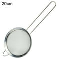 thumbnail image 1 of Fine Mesh Strainer for Kitchen Stainless Steel Strainer for Kitchen Food Tea Colander Long Handle Food Sifter Flour Sieve Baking Tool, 20cm, 1 of 8