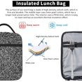 thumbnail image 5 of Reusable Lunch Bag Silver Flake Glitter Lunch Bag Reusable Leakproof Insulated Lunch Bags For Ladies Fashion Lunch Bag Suitable For Travel, Picnic, Office, 5 of 6