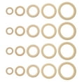 thumbnail image 2 of FRCOLOR Wooden Rings Creative DIY Wooden Rings for Curtain Use Assorted Color 60 Durable Pieces,2.76"X2.76"X0.39", 2 of 5
