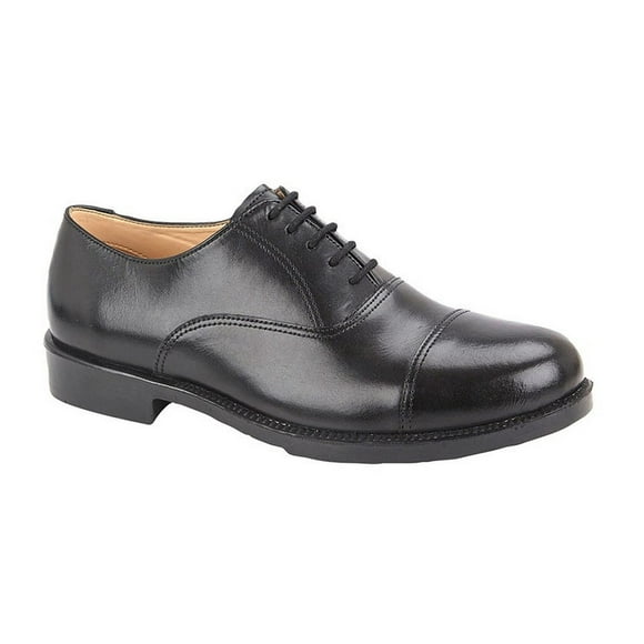 Grafters Mens Leather Capped Oxford Laced Cadet Shoe