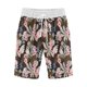 thumbnail image 4 of Puntoco Pantalones cortos de salón para mujer Pantalones cortos casuales de cinco puntos con cordón y estampado para mujer, 4 of 4