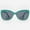 Turquoise, variant on Bifocal Sunglasses for Women - Reader Sunglasses with Bifocals - Butterfly Cat Eye Reading Sun Glasses with Built In Readers - Carpi by VITENZI in Black 2.25