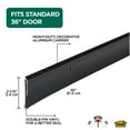 thumbnail image 3 of M-D Building Products 11820 36 in. Black Aluminum and Vinyl Heavy-duty Screw-on Door Sweep, 3 of 9