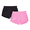 Black Soot/ Ash Rose, variant on Girls Active Core Shorts, 2-Pack, Sizes 4-18 Plus