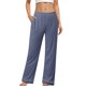 thumbnail image 1 of Gibobby Pantalones mujer frío Pantalones de chándal informales de pierna ancha para mujer, cómodos pantalones deportivos deportivos con bolsillos(Marina,XG), 1 of 5